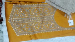 Elegant Yellow Kurta Set with Intricate Embroidery