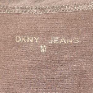 🤎 Authentic DKNY Dark Mocha Tee — Rare-to-Find