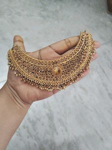 17.Gold Choker Necklace Set