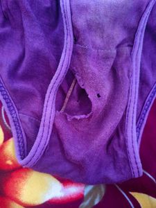 Purple Cotton Briefs