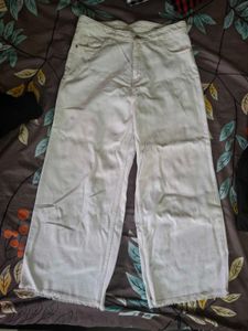 Wide Leg Cropped Jeans
