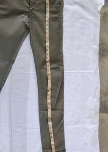 Olive Green Slim Fit pant