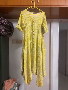Stylish Yellowish-Green Dress / Kurta
