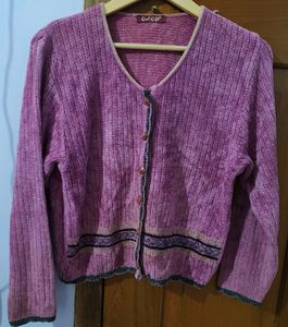 Cozy Pink Cardigan