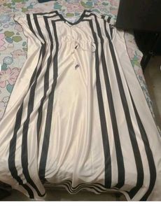NEW ✨💎Stylish Black &amp; White Striped Kaftan