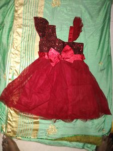 Sparkly Red Party Dress