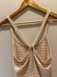 Striped Cropped Tank Top