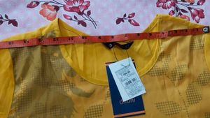 Floral Print Yellow Tunic