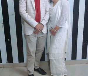 Elegant White handwork Kurta Set for Women