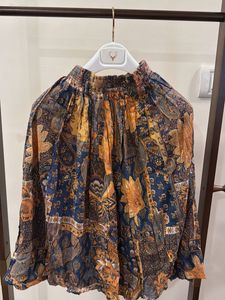 Boho Paisley Print Blouse