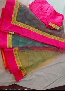 designer saree with blouse