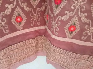 Embroidered Kurta Set with Dupatta and Salwar