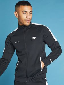 Skechers Black &amp; White Track Jacket