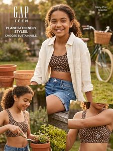 GAP Teen Floral Sports Bra