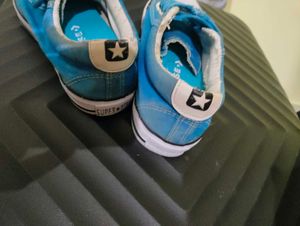 Blue Converse All Star Sneakers