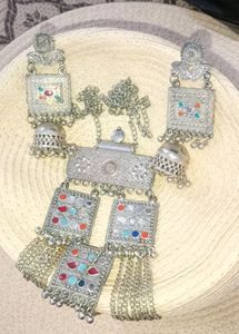 Afgani Earings And Necklace Set