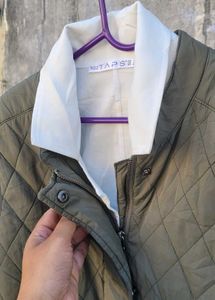 Olive Green Vest Jacket