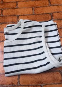 Striped Ribbed Tank Top