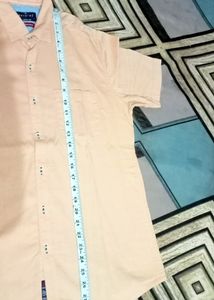 Men's Peach Casual Shirt