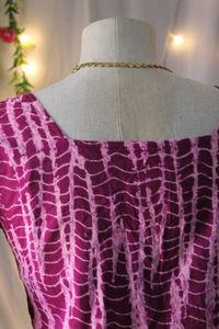 Unique Pink &amp; Purple Tie-Dye Top