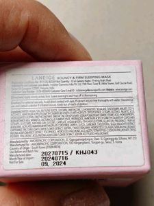 Laneige Bouncy &amp; Firm Sleeping Mask
