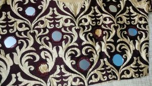 Partywear Heavily Embellished Blouse (Maroon)