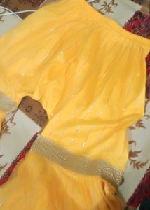 Yellow Sharara Suit