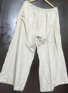 Cream Color Plazo For Girl Or Women 34 Waist