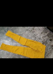 Yellow Cotton Palazzos/Salwar Pants