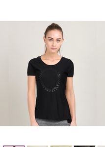 NIKETopCasual Regular Sleeves PrintedWomen Black