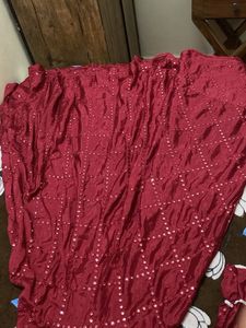Boho Sparkle Red Dress