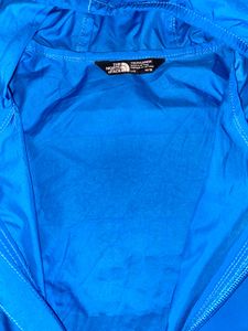 Blue Hooded Rain Jacket with Gloves