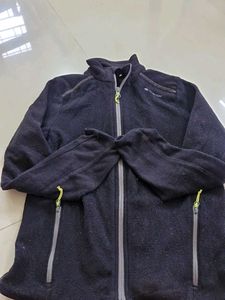 Men's Black Fleece Jacket