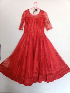 Red Colour Beautiful Gown ❤️