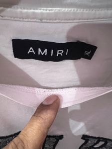 AMIRI White Graphic Tee