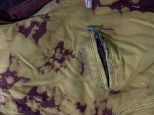 Unique Bleached Bomber Jacket