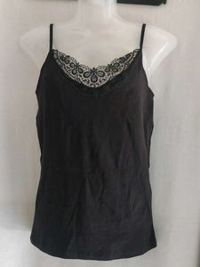 vero moda Black Lace Trim Camisole Top