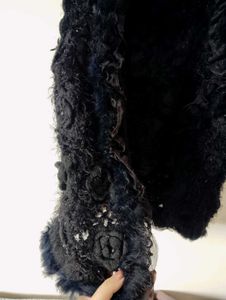 Black Fuzzy Vest