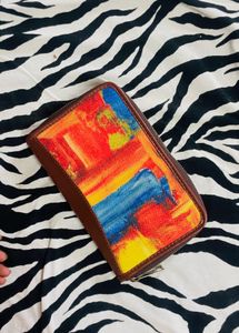 Artistic Zip-Around Wallet