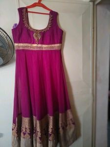 Ethnic gown with bottom