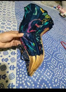 Colorful Folding Fan korean