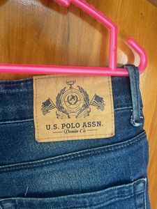 USPA SKINNY FIT Stylish Blue Denim Jeans-34