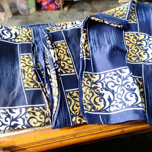 Rajalwal Glace Cotton Large Bedsheet with 2 Pillo