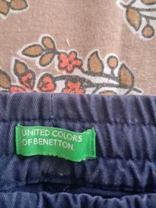 UCB Men's blue cotton Short