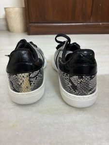 Snake Pattern Sneakers
