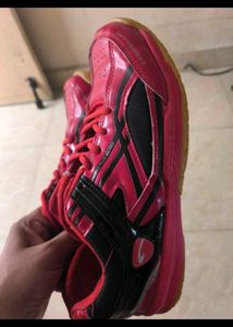 Red Sports Shoes - Badminton