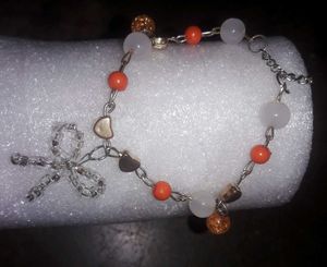 Boho Beaded Charm Bracelet 4 color available ♡