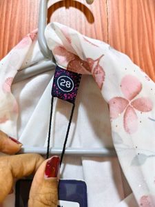 Chic Floral Print Button-Up Top