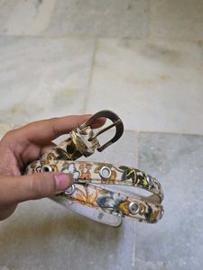Floral Print Belt