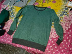 Green Long Sleeve T-Shirt winter men or women